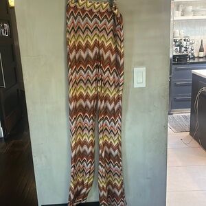 Bershka 70s style crochet pants